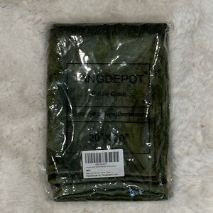 TangDepot Solid Chenille Pillow Case 20x20